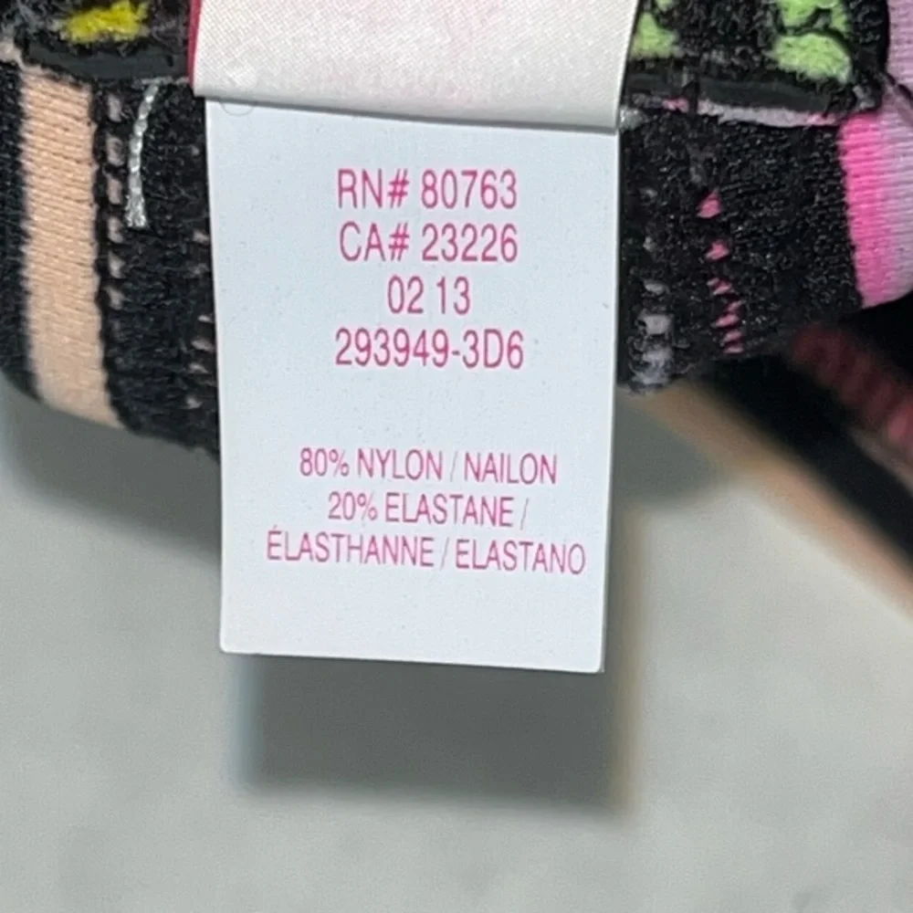 Victoria’s Secret Striped Underwire Bikini‎ Top Size 36C